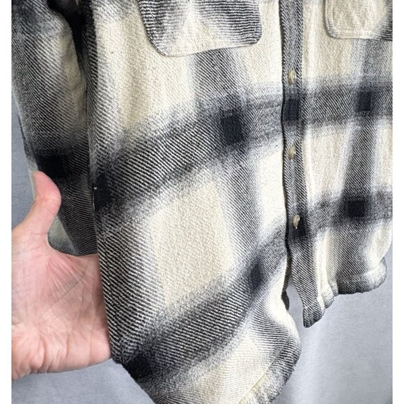 Aritzia TNA Women Prospect Sherpa Lined Shacket Sz 1 Small Black Ivory 46-15 - Picture 6 of 13